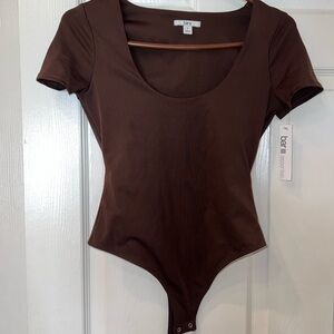 Bar III Chocolate Brown Bodysuit